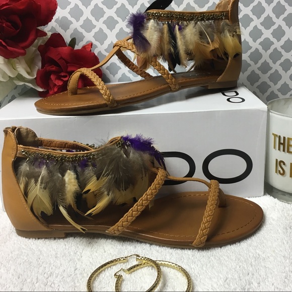 feather sandals aldo